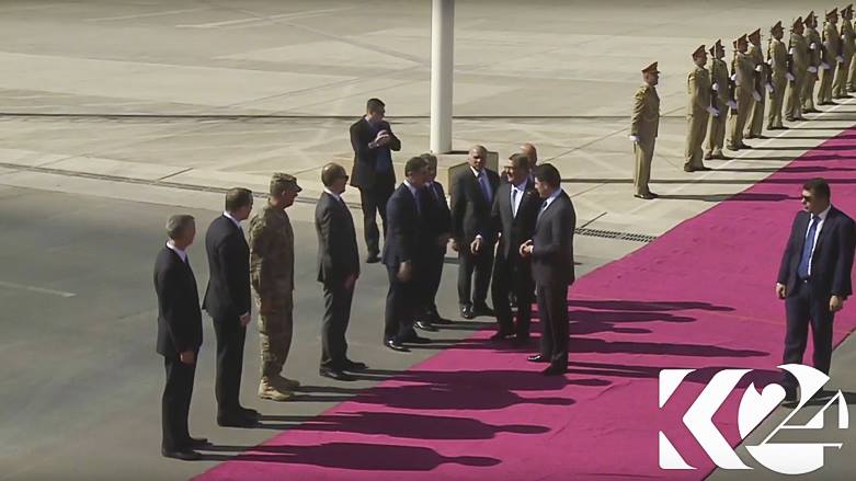 Kurdistan Region Prime Minister Nechirvan Barzani received the US Defense Secretary Ashton Carter in Erbil, Kurdistan Region, Oct. 23, 2016. (Photo: Kurdistan24)